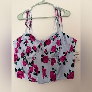 Good American Vintage Rose Corset Top